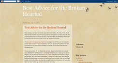 Desktop Screenshot of bestadviceforthebrokenhearted.blogspot.com