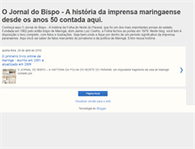 Tablet Screenshot of jornaldobispo.blogspot.com