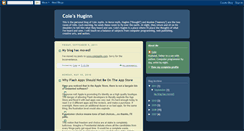 Desktop Screenshot of coleshuginn.blogspot.com