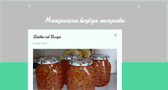 Desktop Screenshot of marijaninaknjigarecepata.blogspot.com