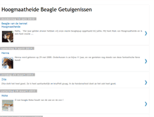 Tablet Screenshot of hoogmaatheidebeaglegetuigenissen.blogspot.com
