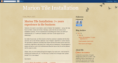 Desktop Screenshot of mariontile.blogspot.com