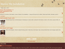 Tablet Screenshot of mariontile.blogspot.com