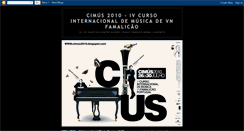 Desktop Screenshot of cimus2010.blogspot.com