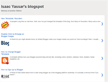 Tablet Screenshot of isaacyassar.blogspot.com
