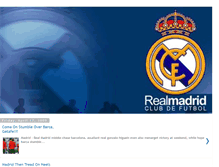 Tablet Screenshot of fans-realmadrid-club.blogspot.com