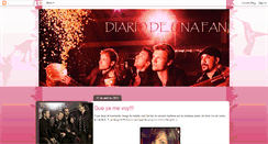 Desktop Screenshot of diariodefan.blogspot.com