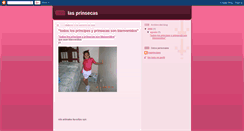 Desktop Screenshot of laspeincesas-playeras.blogspot.com