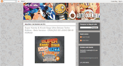 Desktop Screenshot of leitequenteilustra.blogspot.com