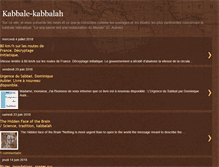 Tablet Screenshot of kabbale-kabbalah.blogspot.com