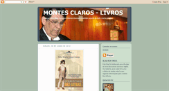 Desktop Screenshot of montesclaroslivros.blogspot.com