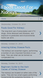 Mobile Screenshot of foodsgoodforkidneys.blogspot.com