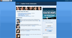 Desktop Screenshot of galleriartis.blogspot.com