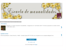 Tablet Screenshot of escuelademanualidades.blogspot.com