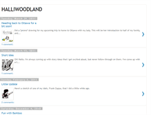 Tablet Screenshot of halliwoodland.blogspot.com