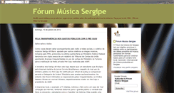 Desktop Screenshot of forum-musica-sergipe.blogspot.com