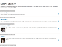 Tablet Screenshot of ethansjourney.blogspot.com