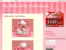 Tablet Screenshot of kittycollections.blogspot.com