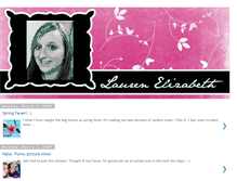 Tablet Screenshot of laurenelizabethphoto.blogspot.com