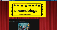 Desktop Screenshot of cinemablogscrir.blogspot.com