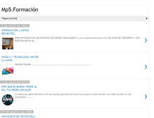 Tablet Screenshot of mp5comunicacion.blogspot.com
