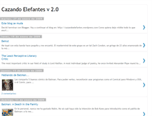 Tablet Screenshot of cazandoelefantes2.blogspot.com
