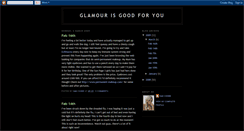 Desktop Screenshot of glamourisgoodforyou.blogspot.com
