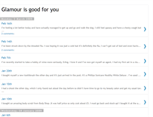 Tablet Screenshot of glamourisgoodforyou.blogspot.com