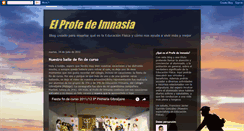 Desktop Screenshot of elprofedeimnasia.blogspot.com