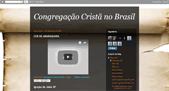 Desktop Screenshot of congregacaonobrasilccb.blogspot.com