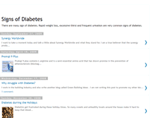 Tablet Screenshot of diabetes-signs.blogspot.com