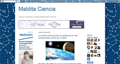 Desktop Screenshot of malditaciencia.blogspot.com