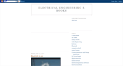 Desktop Screenshot of electricalengineeringebooks.blogspot.com