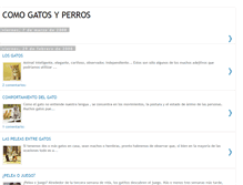Tablet Screenshot of comogatosyperros2.blogspot.com