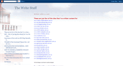 Desktop Screenshot of ivewritten.blogspot.com