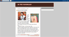 Desktop Screenshot of myprofashionshionlady.blogspot.com