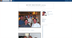 Desktop Screenshot of huntreunion.blogspot.com