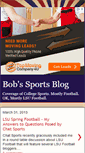 Mobile Screenshot of bobs-sports-blog.blogspot.com