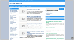 Desktop Screenshot of ellipticalmachinesnews.blogspot.com