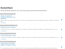 Tablet Screenshot of portletwork.blogspot.com