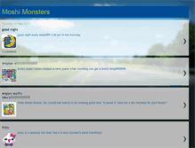 Tablet Screenshot of moshimonstersaaron.blogspot.com