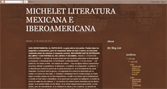 Desktop Screenshot of literaturamexicana09.blogspot.com