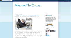 Desktop Screenshot of marxianthecoder.blogspot.com