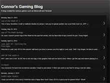 Tablet Screenshot of connorsgamingblog.blogspot.com