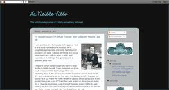 Desktop Screenshot of lavieillefille.blogspot.com
