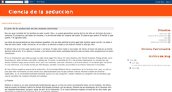Desktop Screenshot of ciencia-de-la-seduccion.blogspot.com