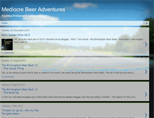 Tablet Screenshot of mediocrebeeradventures.blogspot.com