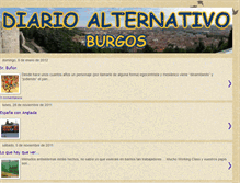 Tablet Screenshot of diarioalternativoburgales.blogspot.com