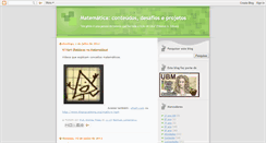 Desktop Screenshot of matematicanaescolanova.blogspot.com