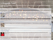 Tablet Screenshot of abloggablefeast.blogspot.com